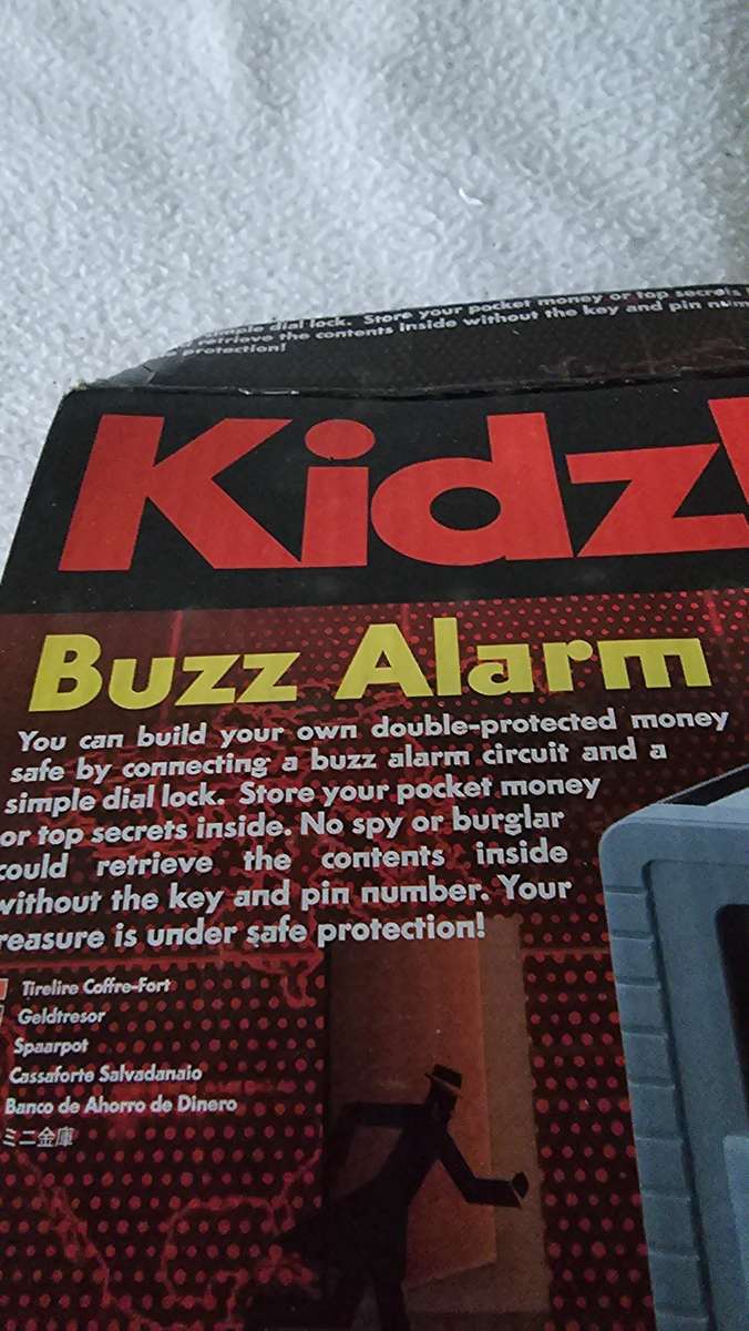 KIDSLABS BUZZ ALARM MONEY SAFE TO BUILD