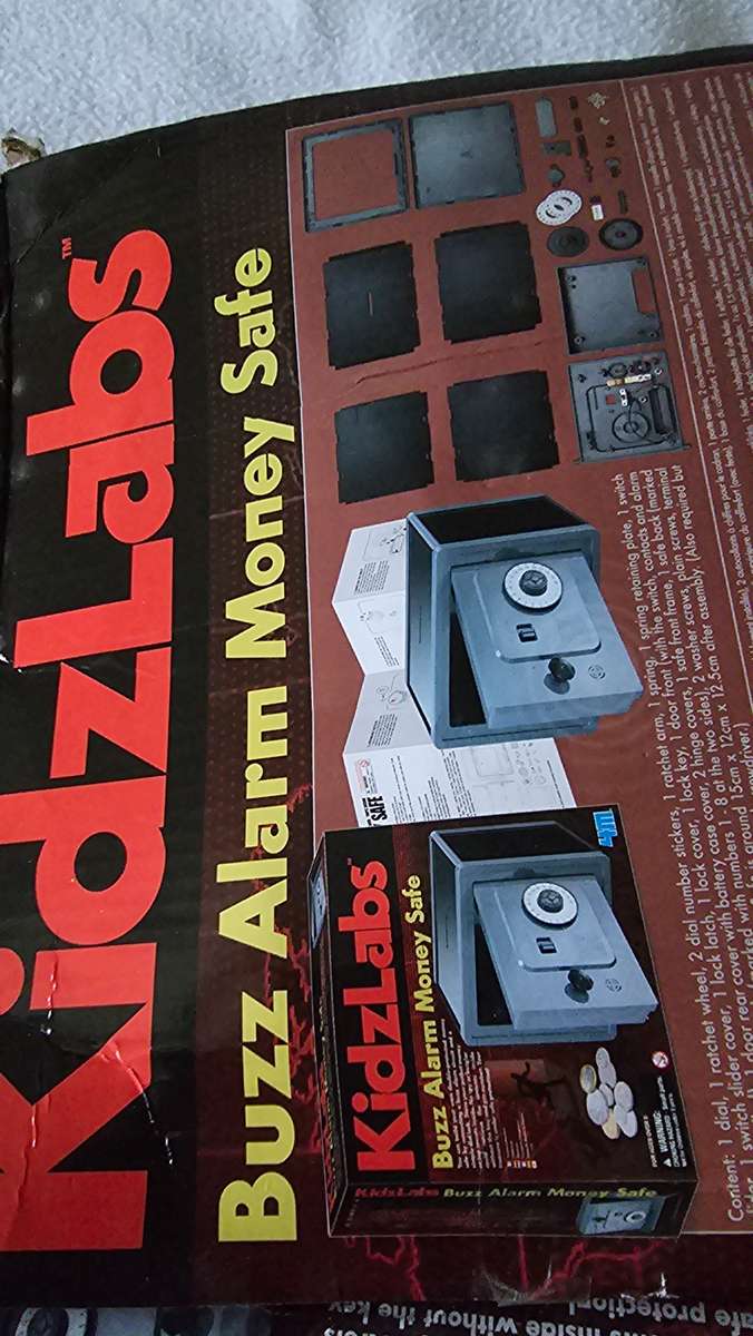 KIDSLABS BUZZ ALARM MONEY SAFE TO BUILD