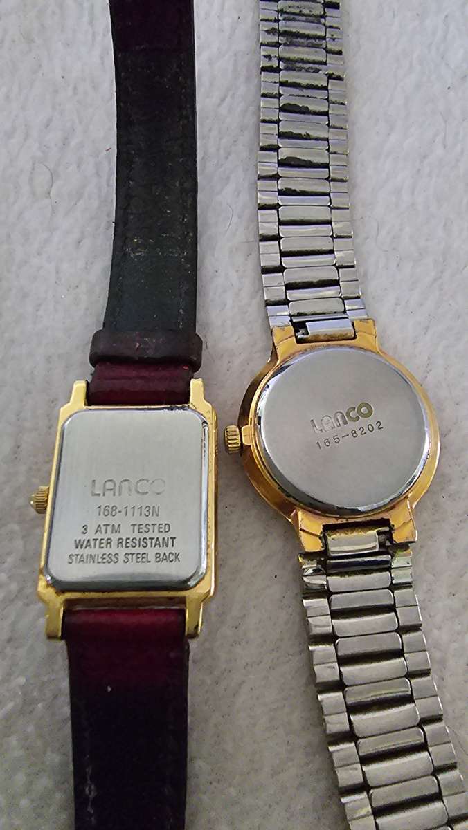 2 X LADIES LANCO QUARTZ WRIST WATCHES