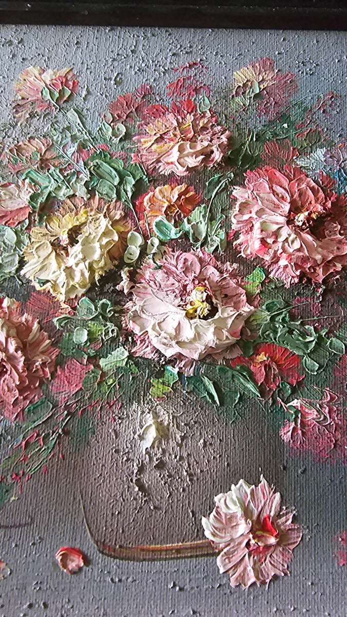 SIGNED OIL ON BOARD PAINTING(ORIGINAL)40 x 35cm