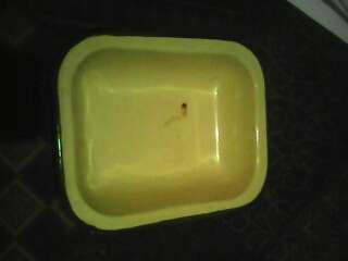 ENAMEL SQUARE CASSEROLE