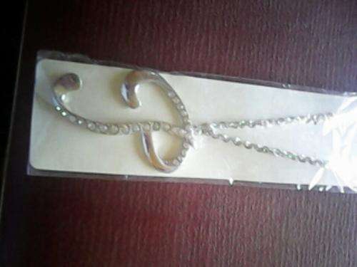 STUNNING ALPHABET "P"  NECKLACE