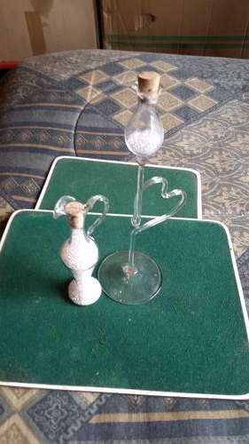 2 X BEAUTIFUL CRYSTAL VASE FILLED WITH CRYSTAL BALLS-SEE DESCRIPTION(ONE BID FOR BOTH)-SEE DESCRIPTI