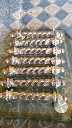 7 X VINTAGE BRASS HANDLES(ONE BID FOR ALL)-SEE DESCRIPTION