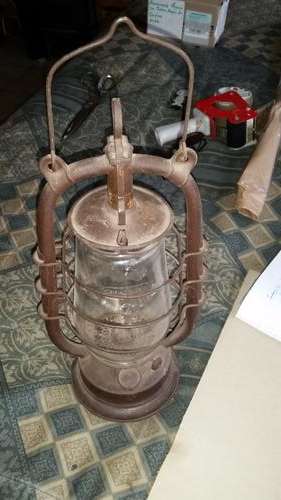 CHELWYN FROWO NO.435 WITH ORIGINAL GLASS LAMP-SEE DESCRIPTION