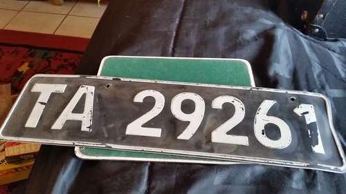 VINTAGE NUMBERPLATE(TRANSVAAL)