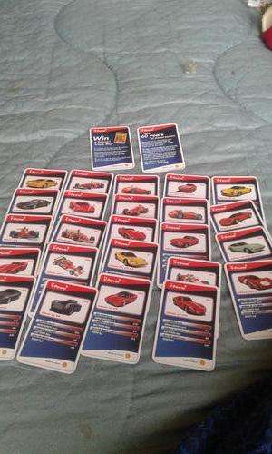 COLLECTORS SHELL V_POWER SET OF 24 (FULL SET)FERRARI CARDS_1948 TO 2006