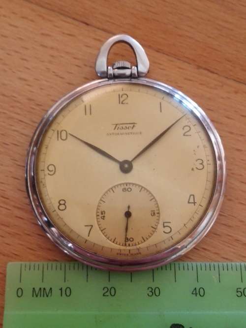1950'S TISSOT FOB WATCH FOR REPAIR