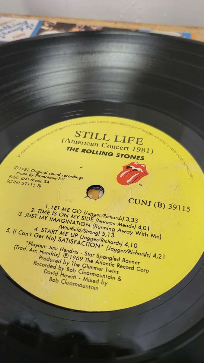 ROLLING STONES- STILL LIFE AMERiCAN CONCERT 1981 LP