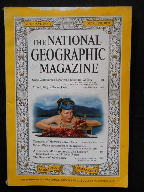 National Geographic Magazine - October, 1959