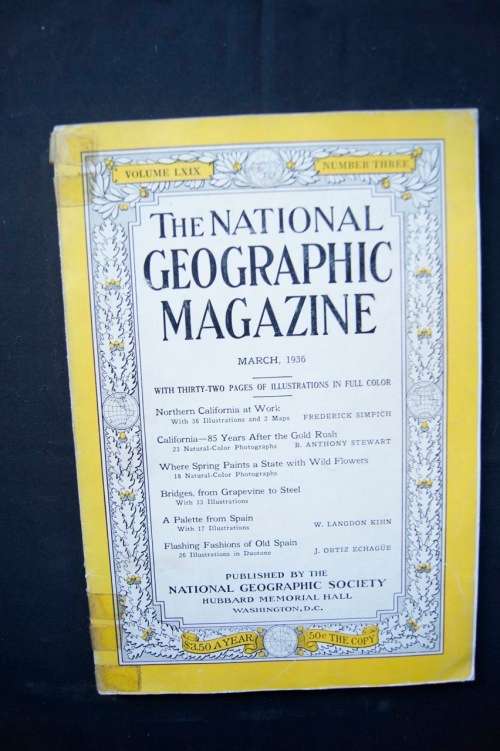 National Geographic Magazine - March, 1936
