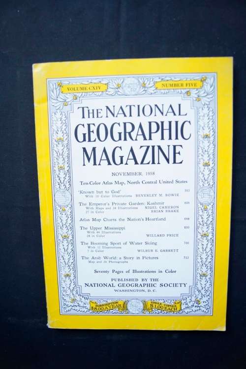 National Geographic Magazine - November, 1958
