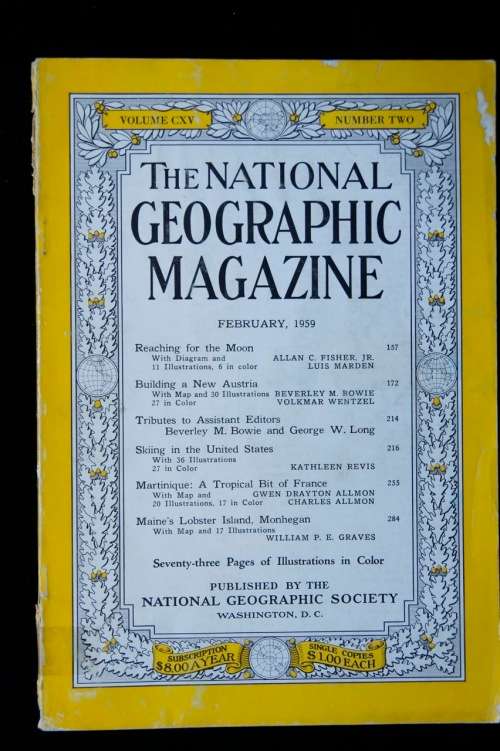 National Geographic Magazine - February, 1959