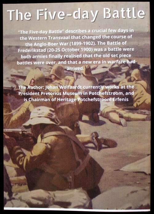 The Five-day Battle, Frederikstad 20-25 October 1900 by Johan Wolfaardt