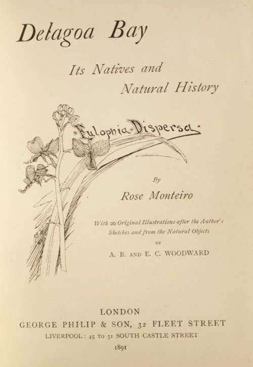 Delagoa Bay - Its Natives and Natural History by Rose Monteiro (1891)