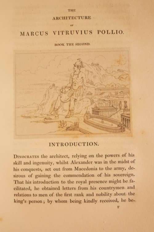 The Architecture of Marcus Vitruvius Pollio - 1st. ed. 1826, translated by Joseph Gwilt