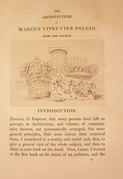 The Architecture of Marcus Vitruvius Pollio - 1st. ed. 1826, translated by Joseph Gwilt