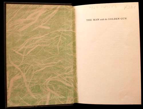 The Man With The Golden Gun by Ian Fleming - 2 x First Editions