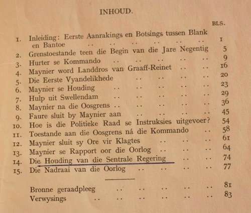 Die Kafferoorlog van 1793 deur Dr. P.J. van der Merwe