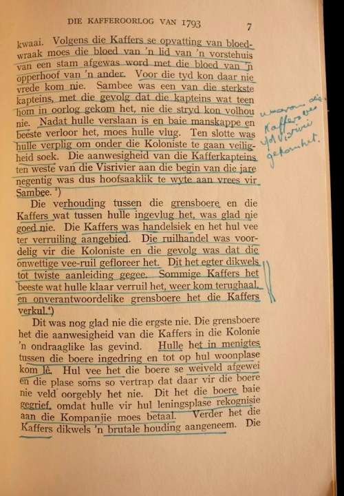 Die Kafferoorlog van 1793 deur Dr. P.J. van der Merwe