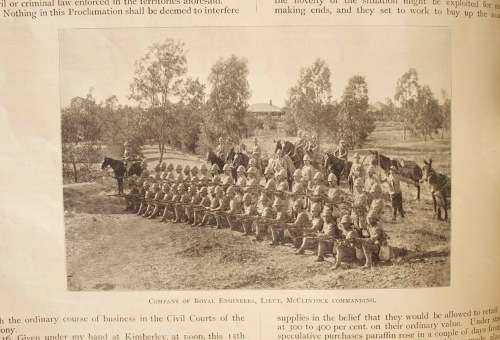 THE SIEGE OF KIMBERLEY 1899-1900. Special Illustrated Number of the 'Diamond Fields Advertiser'