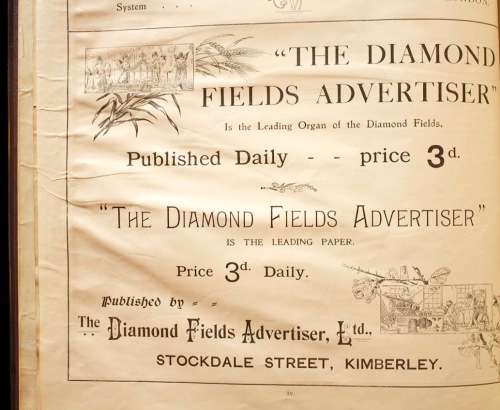 THE SIEGE OF KIMBERLEY 1899-1900. Special Illustrated Number of the 'Diamond Fields Advertiser'