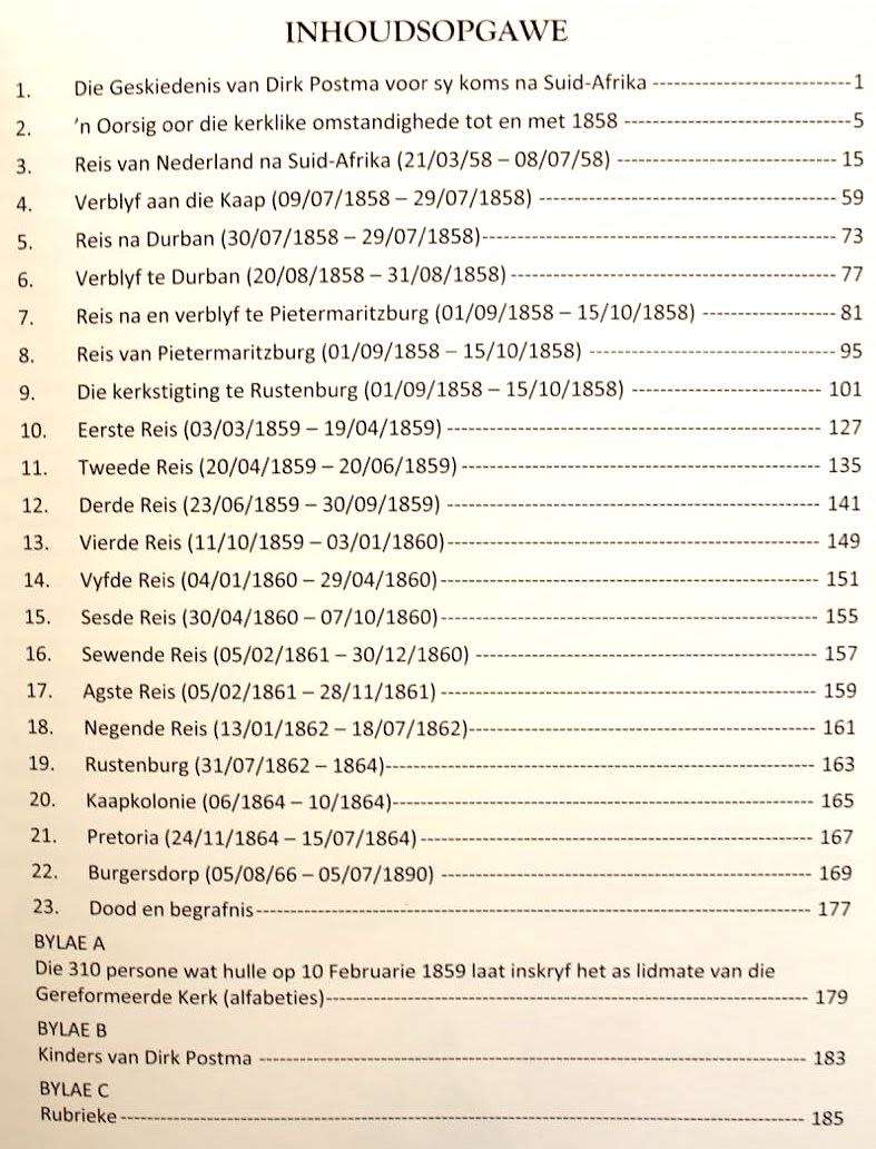 DAGBOEK VAN DIRK POSTMA - Wim Vergeer & Janet du Plooy