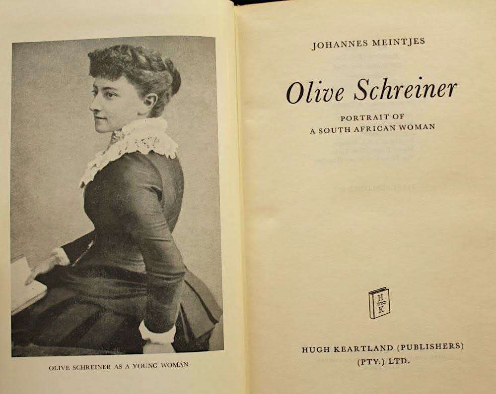 OLIVE SCHREINER Portrait of a South African Woman by Johannes Meintjes