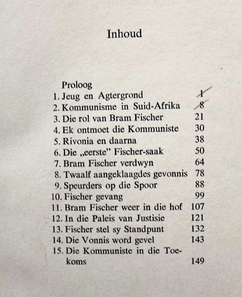 Die Verbasende Bram Fischer - Gerard Ludi & Blaar Grobbelaar (1966)