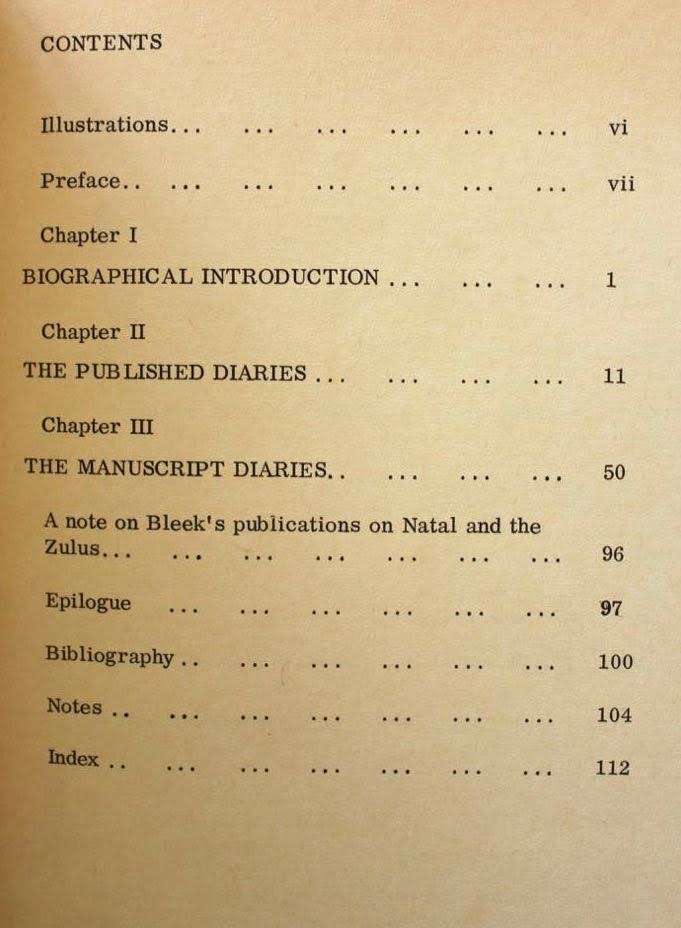 The Natal Diaries of Dr. W.H.I. Bleek - O.H. Spohr (1965)