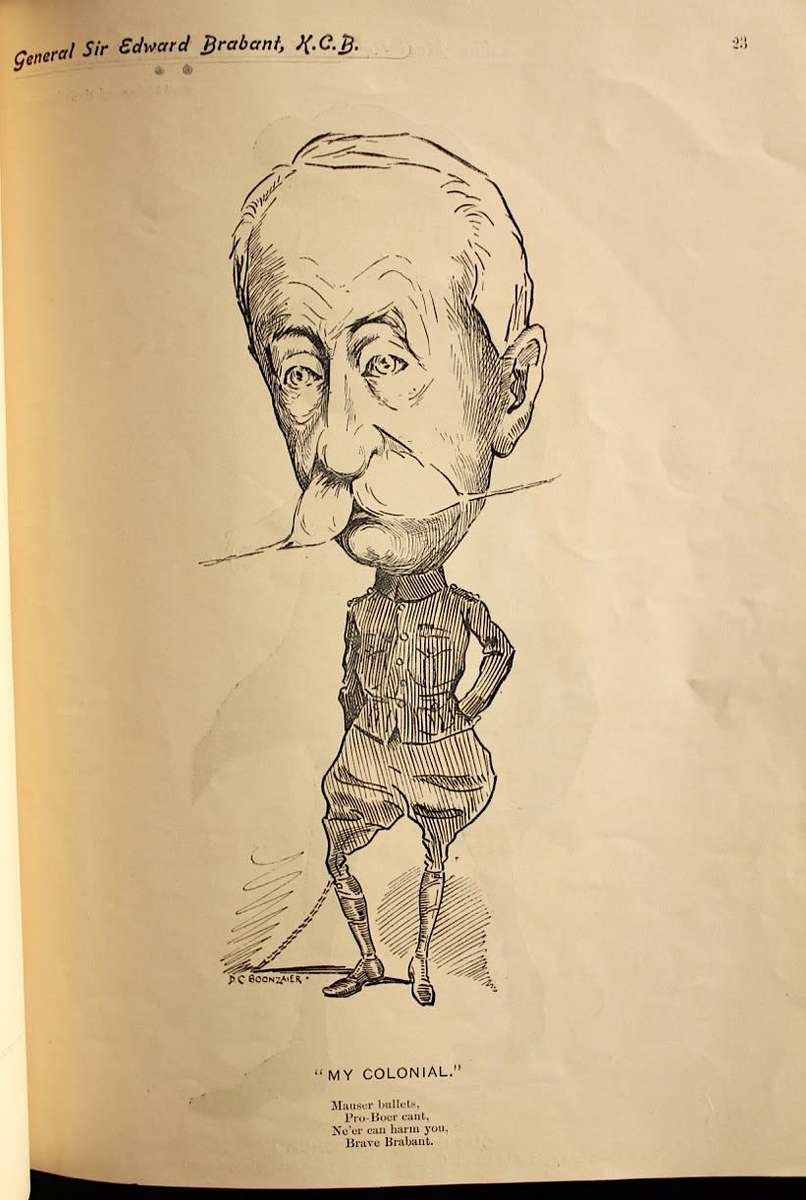 OWLOGRAPHS - A Collection of Cape Celebrities in Caricature (1901) by D. C. Boonzaier