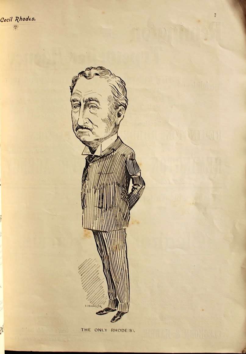 OWLOGRAPHS - A Collection of Cape Celebrities in Caricature (1901) by D. C. Boonzaier