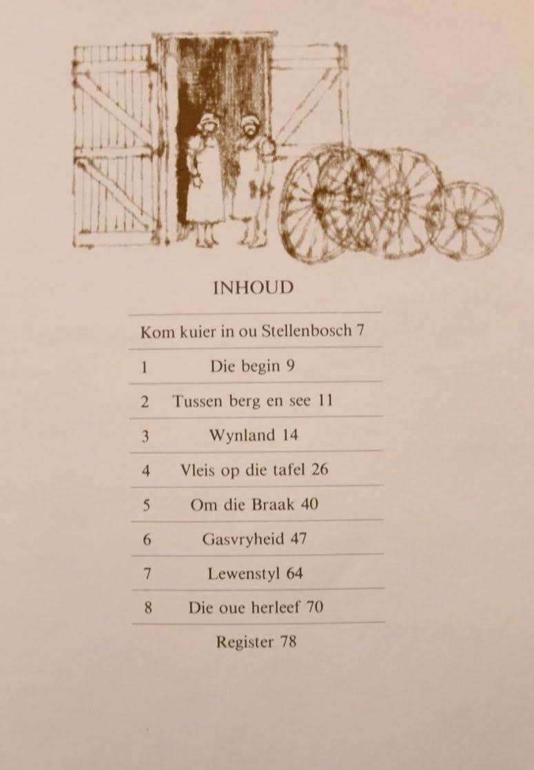 OM DIE TAFEL IN OU STELLENBOSCH - DIE FYNPROEWERSGILDE STELLENBOSCH