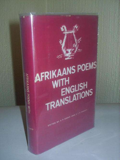 Afrikaans Poems with English Translations Signed by Anton Rupert