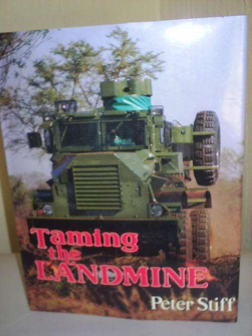 Taming the Landmine by Peter Stiff -Mint First Edition with rare scale plan order form for vehicles