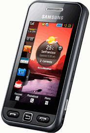 Samsung GT-S5233A edge quad band star + extra new battery