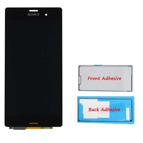 Sony Xperia Z3 D6603 D6643 D6653 Black LCD& Touch Screen Digitizer Assembly + Free Stickers