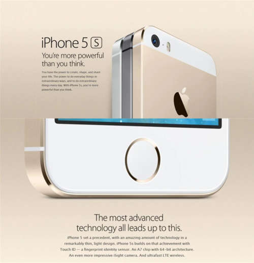 Apple iPhone 5S - Gold - New Condition