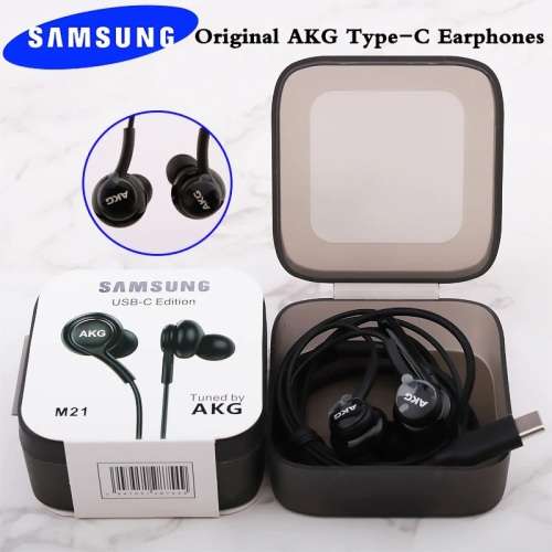 Original Samsung Earphones Type C Wired AKG In Ear Headphones With Mic
