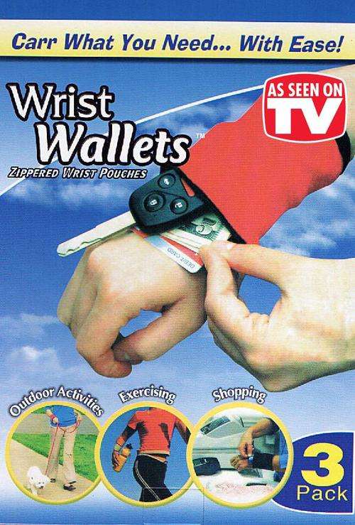 Wrist Wallet (set of 3 wallets) (Courier option)