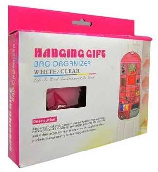 Hanging gift bag orginaser