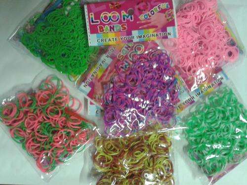 Loom bands - 150pc, 7 clips & 1 tool
