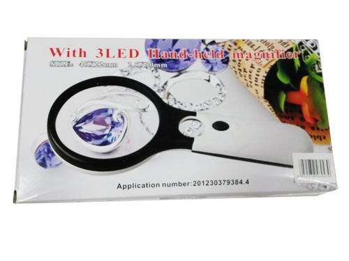 Hand-held Magnifier with 3LED