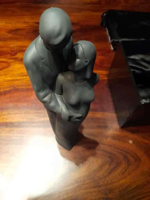 Royal Doulton Special Moment Couple Black Basalt Porcelain Figure