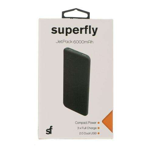 Superfly JetPack 6000mAh Powerbank | Aluminium