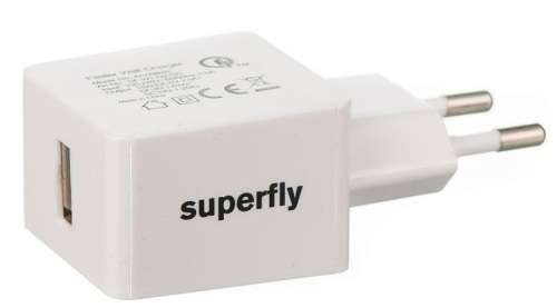 Superfly 15W Single USB Qualcomm Rapid Wall Charger | Black Friday Special