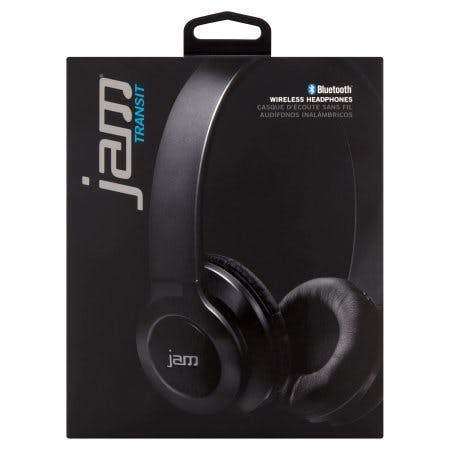 Jam Transit Lite Wireless Bluetooth Headphones | Black | Black Friday Special