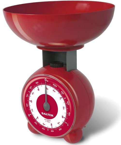 Salter Orb Kitchen Scale | Red