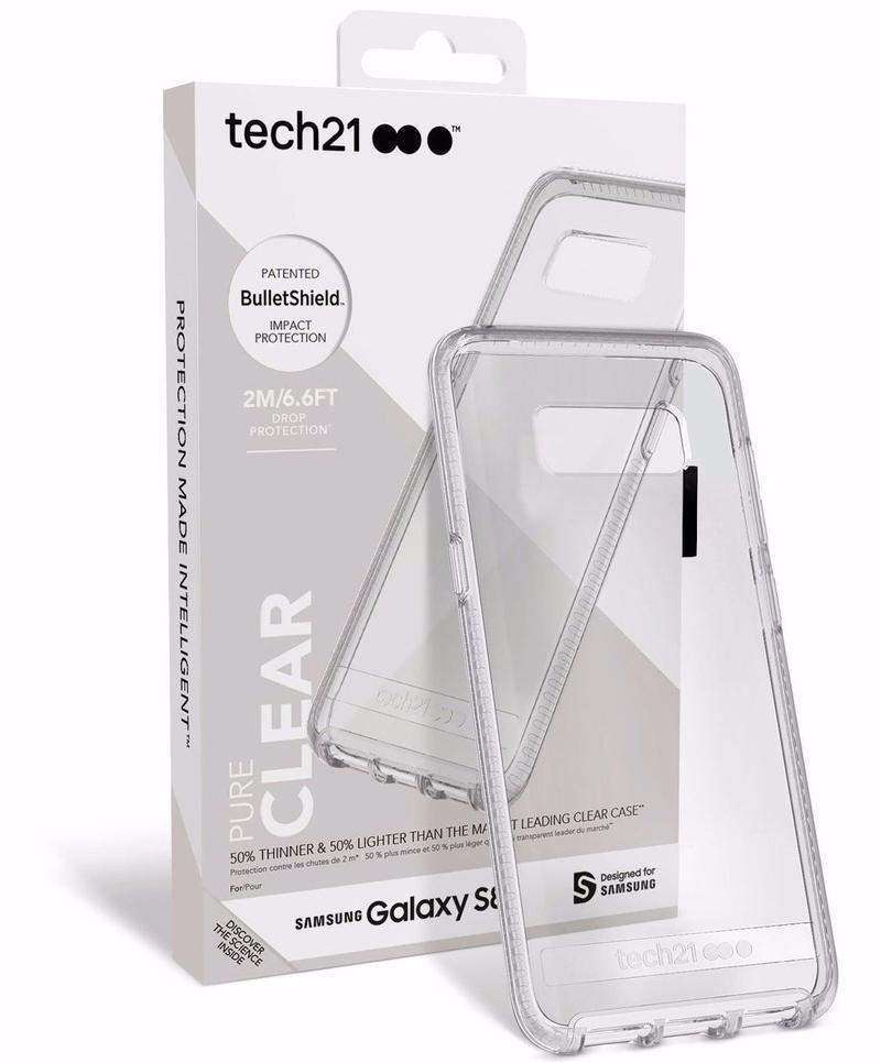 Tech21 Pure Clear Samsung Galaxy S8 Plus Cover