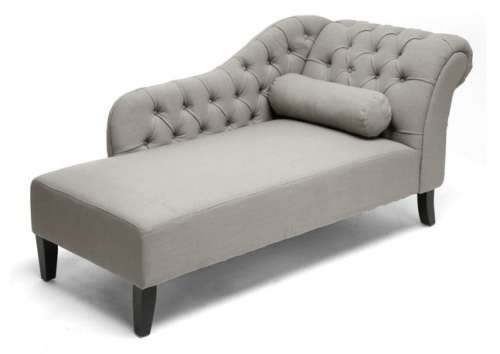 Baxton StudioTufted Chaise Lounge day bed